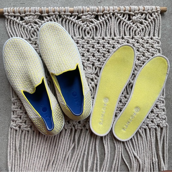 Rothy’s Sneakers Size 10 - Sunshine Honeycomb - Picture 9 of 12